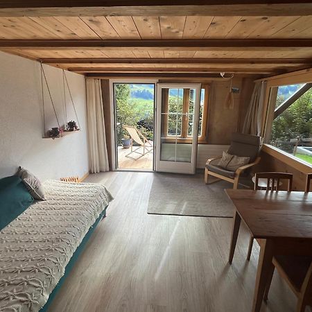 Chalet Sonnenheim, Wohnung Mit Panoramafenster Adelboden Esterno foto