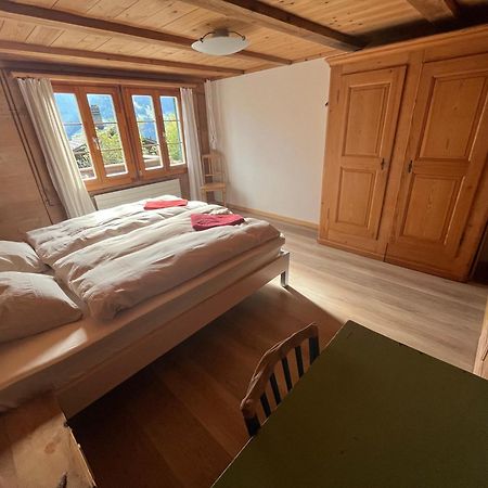 Chalet Sonnenheim, Wohnung Mit Panoramafenster Adelboden Esterno foto