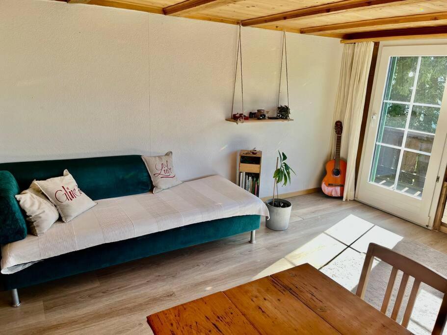 Chalet Sonnenheim, Wohnung Mit Panoramafenster Adelboden Esterno foto